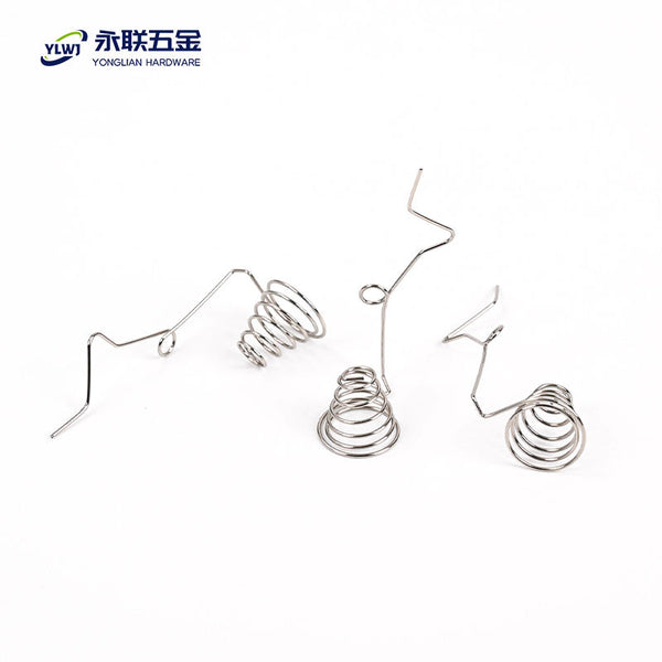 Factory Precision Custom Nickel-Plated Coil Spring Steel Battery Contact Springs for Outdoor Supplies