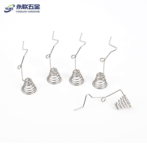 Factory Precision Custom Nickel-Plated Coil Spring Steel Battery Contact Springs for Outdoor Supplies