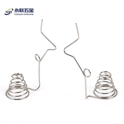 Factory Precision Custom Nickel-Plated Coil Spring Steel Battery Contact Springs for Outdoor Supplies