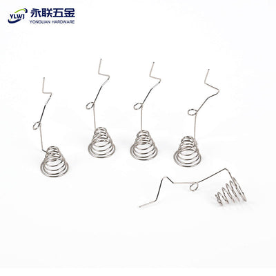 Factory Precision Custom Nickel-Plated Coil Spring Steel Battery Contact Springs for Outdoor Supplies